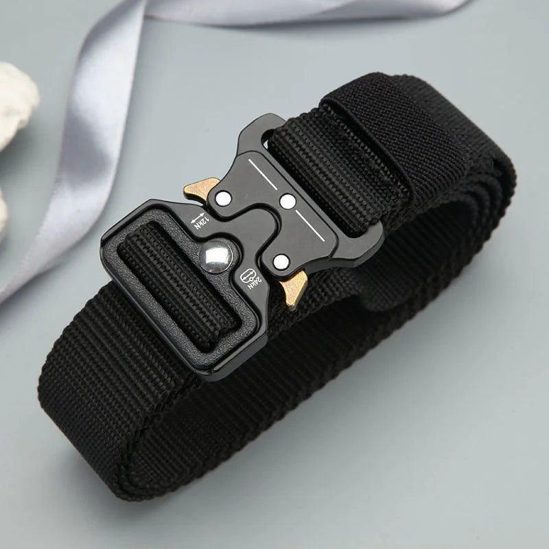 Tactical Nylon Belt – Quick-Release Buckle