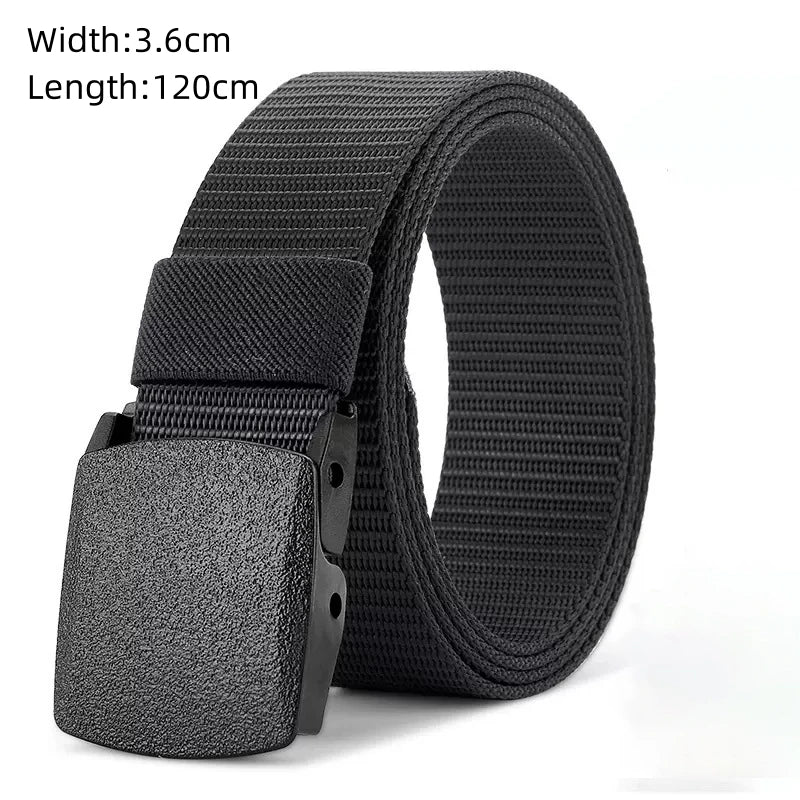 Tactical Nylon Belt – Quick-Release Buckle
