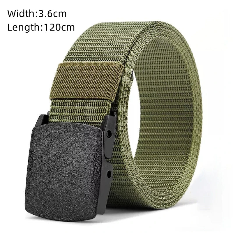 Tactical Nylon Belt – Quick-Release Buckle