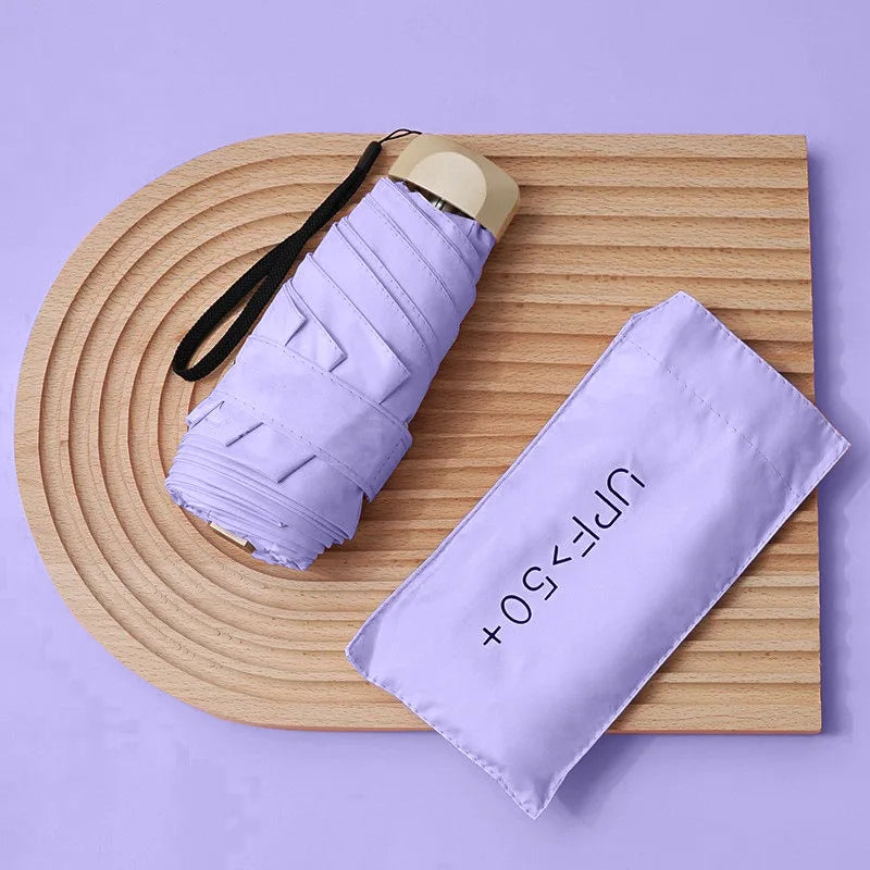 Mini Pocket Sun Umbrella – Compact 5-Fold