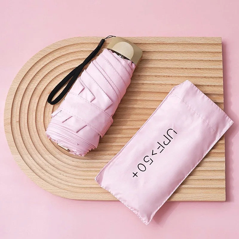 Mini Pocket Sun Umbrella – Compact 5-Fold