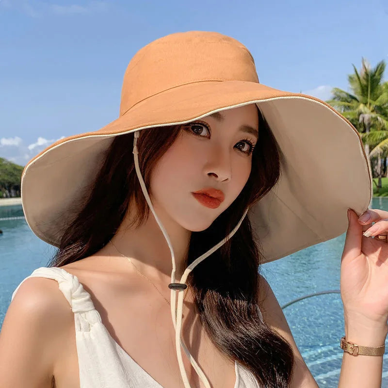 Wide Brim Sun Hat – Foldable Beach Hat