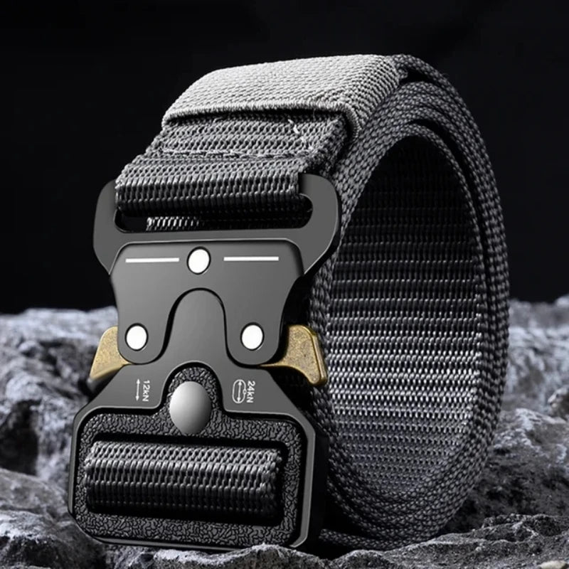 Tactical Nylon Belt – Quick-Release Buckle