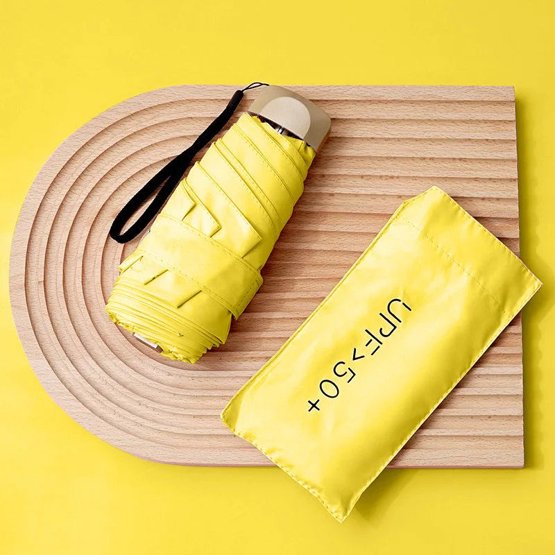 Mini Pocket Sun Umbrella – Compact 5-Fold