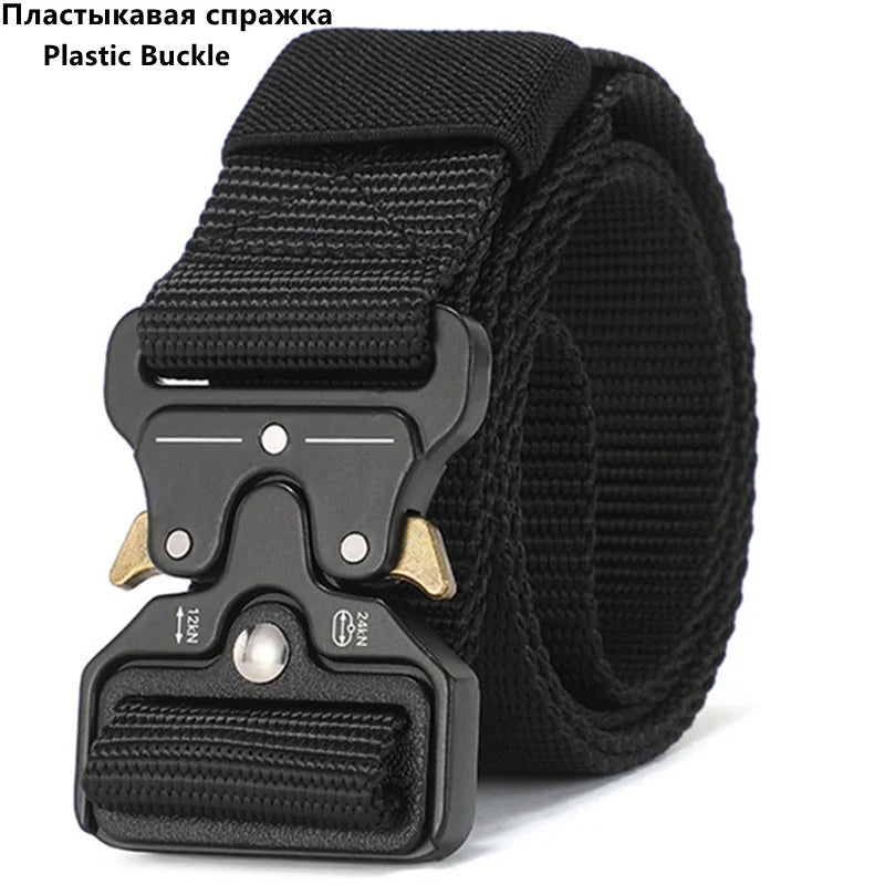 Tactical Nylon Belt – Quick-Release Buckle