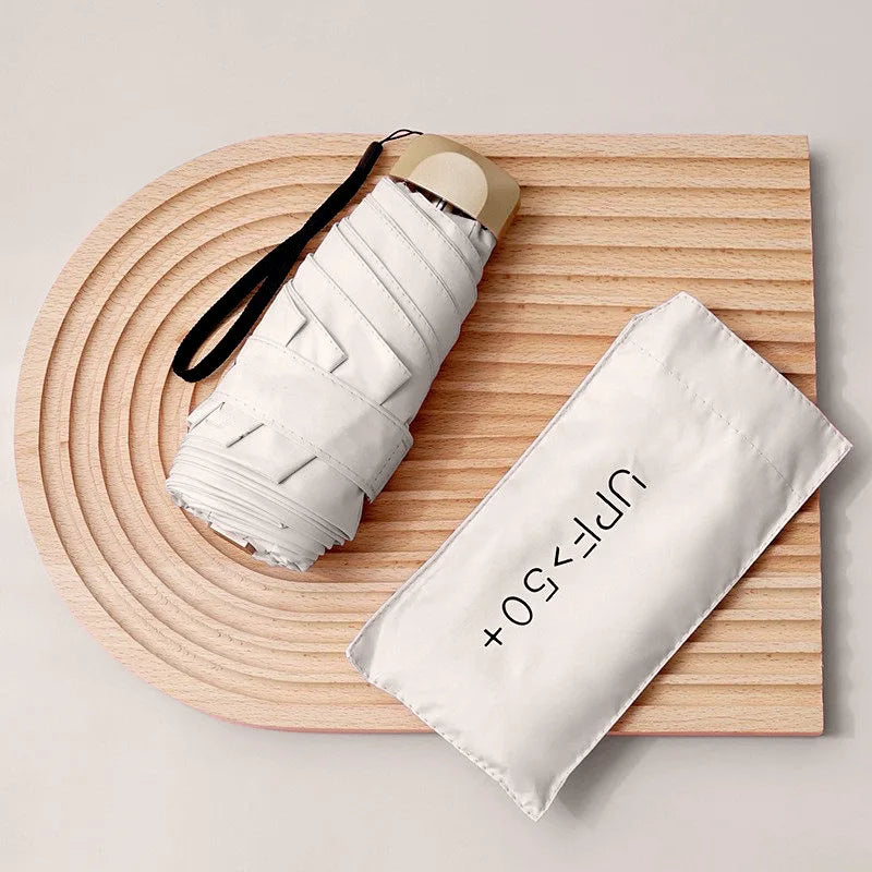 Mini Pocket Sun Umbrella – Compact 5-Fold