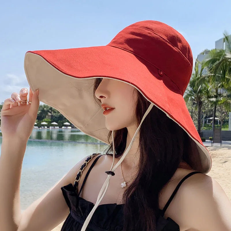 Wide Brim Sun Hat – Foldable Beach Hat