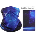 Ice Silk Neck Gaiter – Starry Sky print