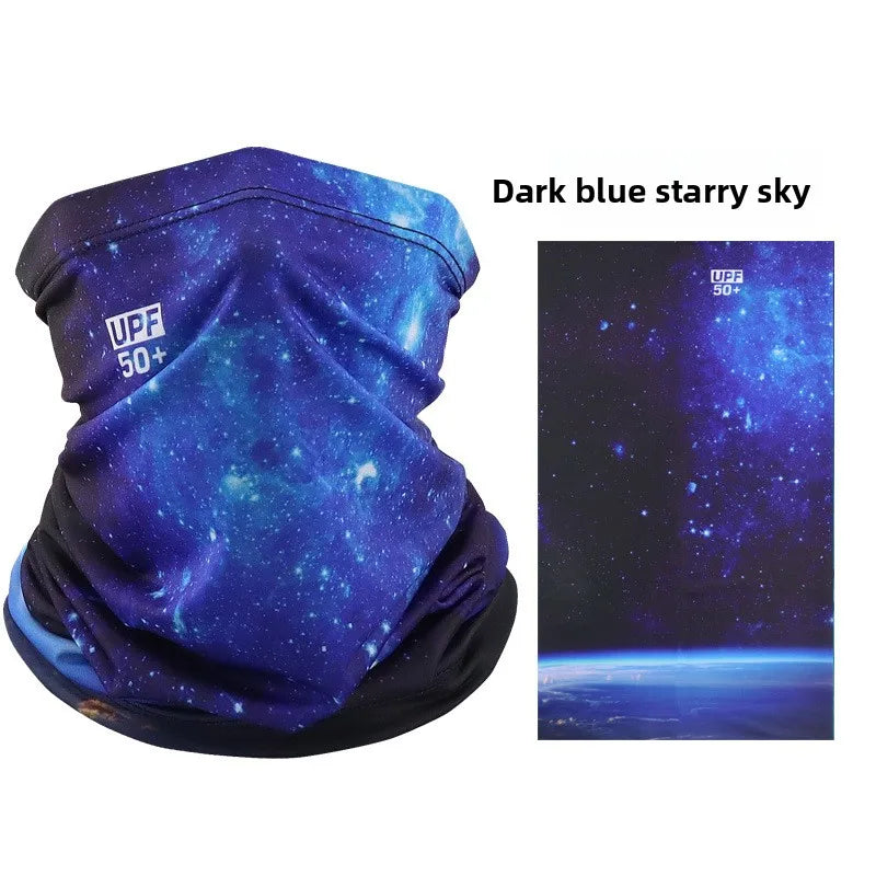 Ice Silk Neck Gaiter – Starry Sky print