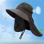 Fishing Sun Hat with Neck Flap & Face Cover