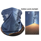 Ice Silk Neck Gaiter – Golden Sands print