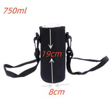 Insulated Water Bottle Bag with Shoulder Strap