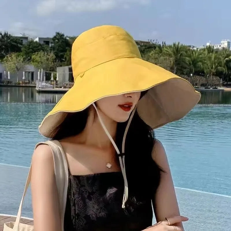 Wide Brim Sun Hat – Foldable Beach Hat