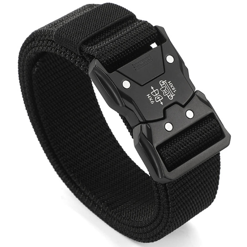 Tactical Nylon Belt – Quick-Release Buckle