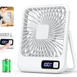 Folding USB Desk Fan – Rechargeable, 5 Speeds
