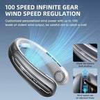 Bladeless Neck & Handheld Fan – gallery image 5