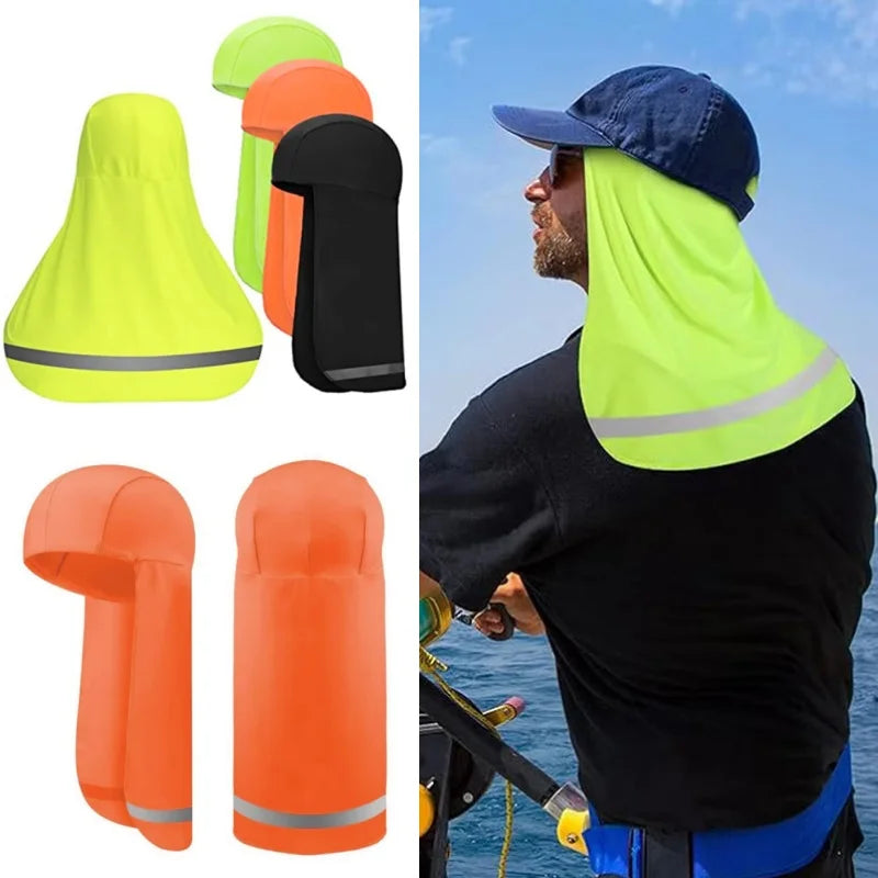 Sun Cap with Neck Flap – Lightweight Ice Silk