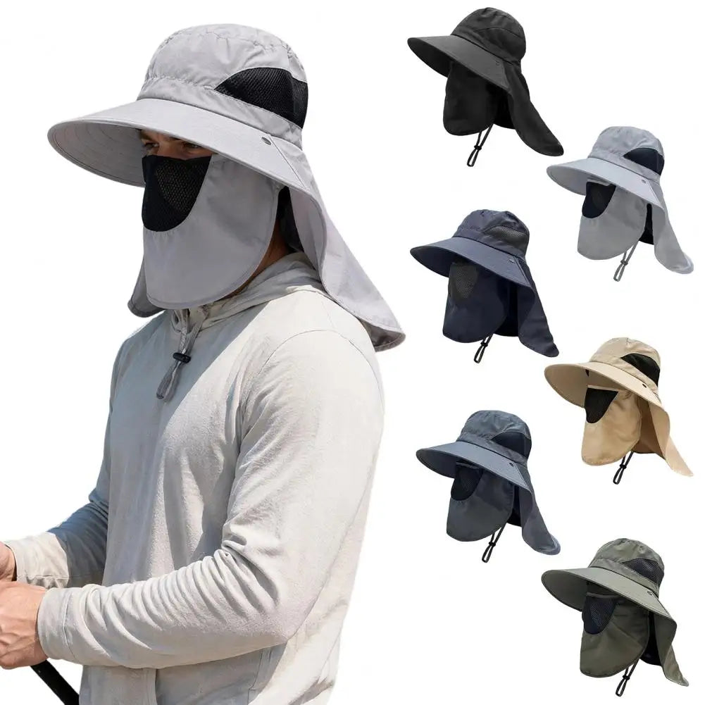Fishing Sun Hat with Neck Flap & Face Cover