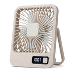 Folding USB Desk Fan – Rechargeable, 5 Speeds