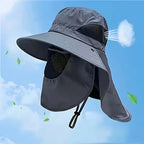 Fishing Sun Hat with Neck Flap & Face Cover