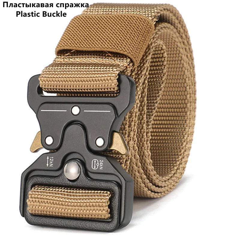 Tactical Nylon Belt – Quick-Release Buckle