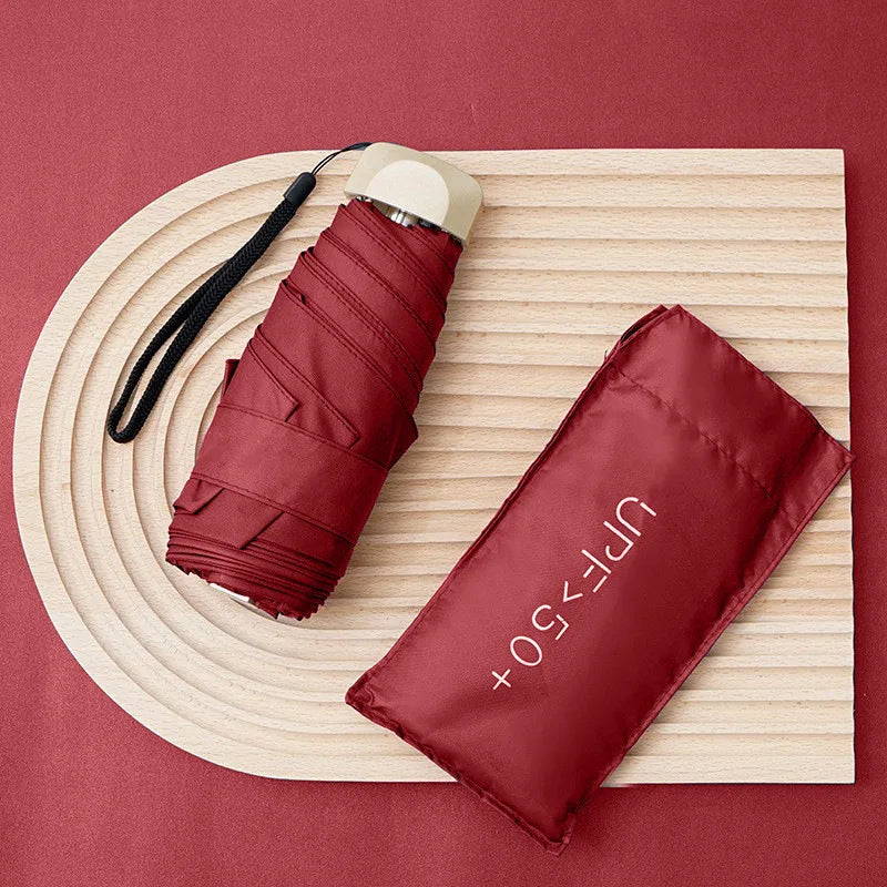 Mini Pocket Sun Umbrella – Compact 5-Fold