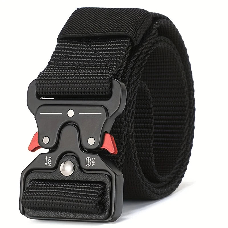 Tactical Nylon Belt – Quick-Release Buckle