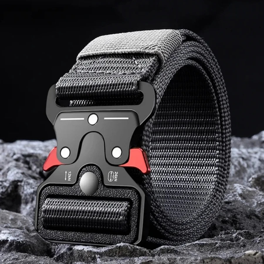 Tactical Nylon Belt – Quick-Release Buckle