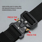 Tactical Nylon Belt – Quick-Release Buckle