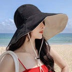 Wide Brim Sun Hat – Foldable Beach Hat