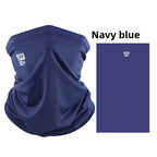 Ice Silk Neck Gaiter – Navy Blue