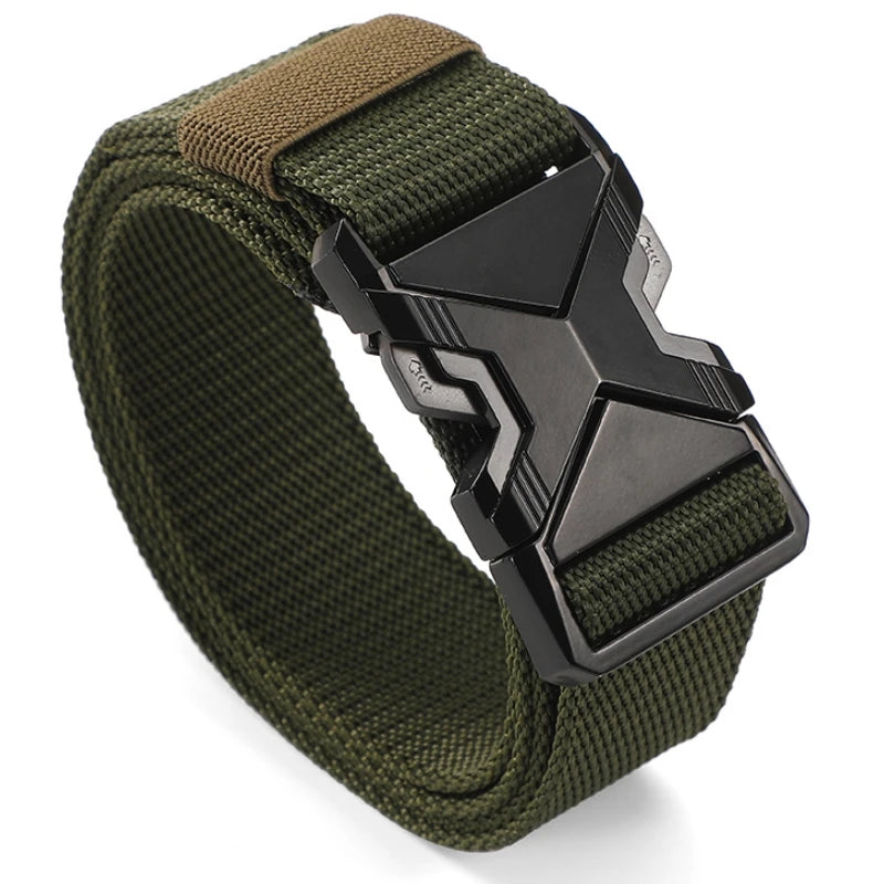 Tactical Nylon Belt – Quick-Release Buckle