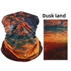 Ice Silk Neck Gaiter – Duskland print