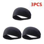 Breathable Sports Headband – Sweat-Wicking (1–5 Pack)