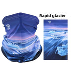Ice Silk Neck Gaiter – Raging Glacier print