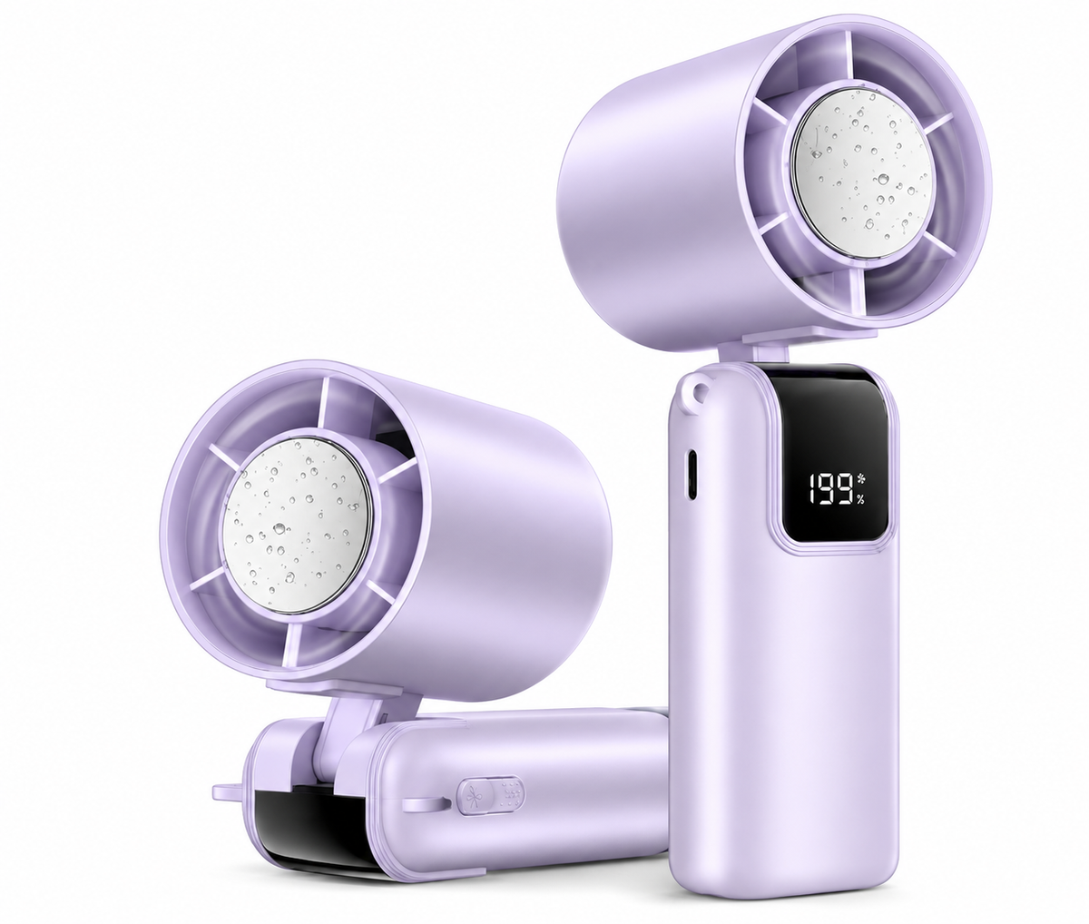Ice Cooling Turbo Fan – Foldable, Cold-Touch Plate